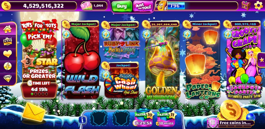 Jackpot Party App ecran